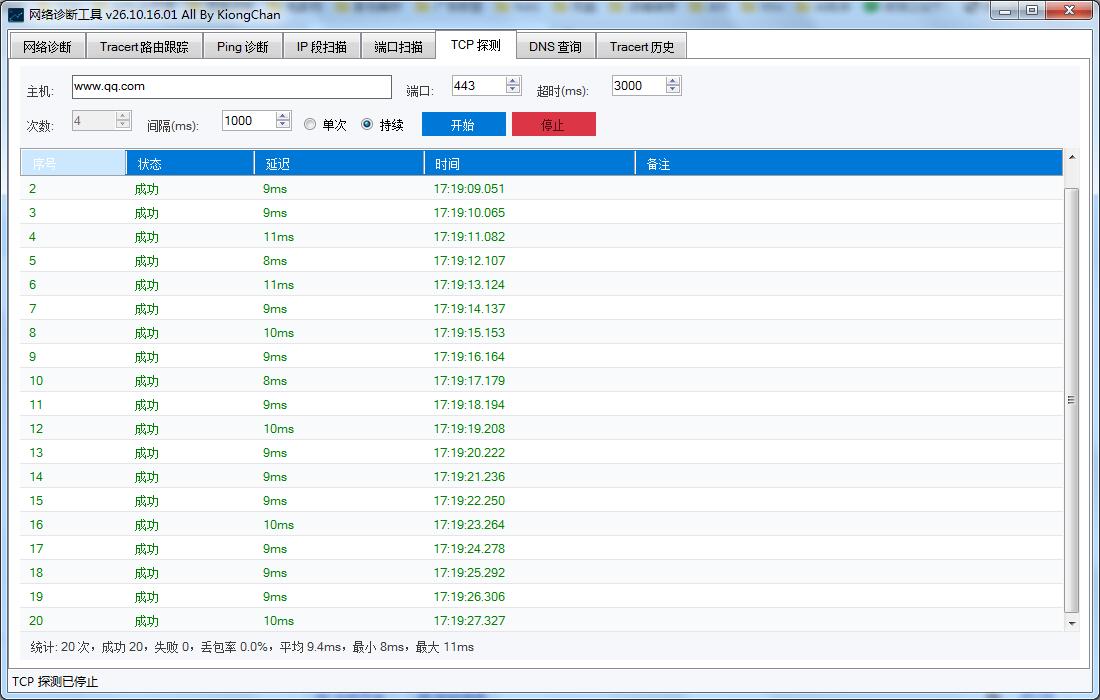 TCP 探测
